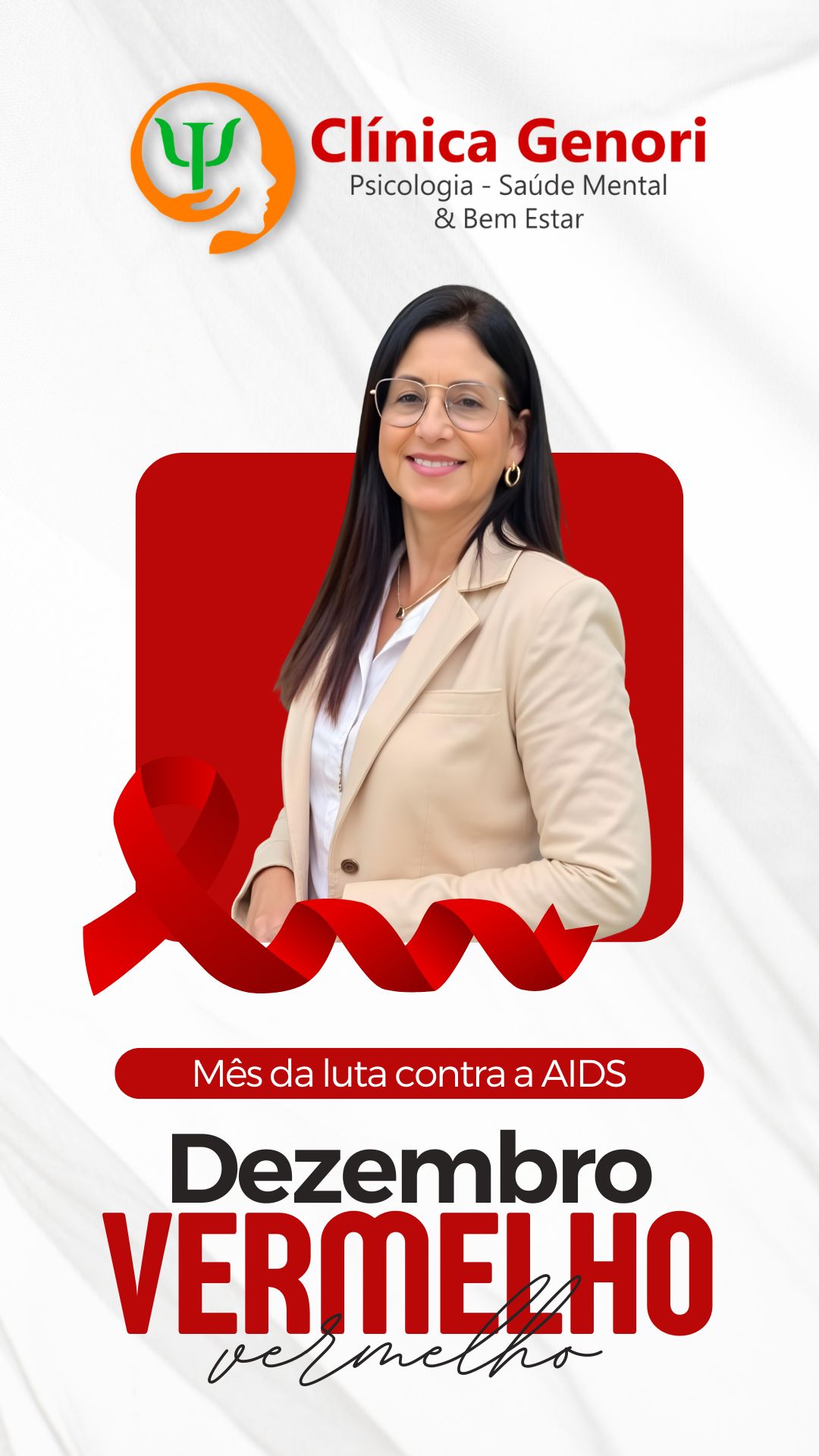 Dia Mundial de Combate ao HIV/AIDS: Reflexão, Conscientização e Acolhimento Emocional com a Psicóloga Genori Oliveira